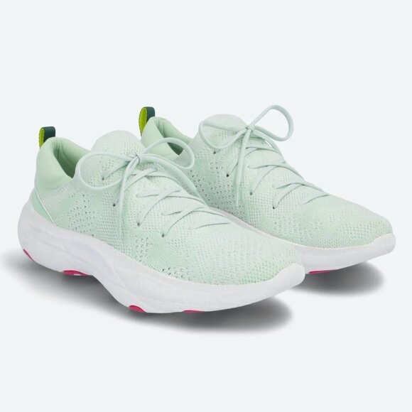 NWOT Sorel Women's Explorer Blitz Stride Lace Sneakers in Mint & White sz US 8.5 - Picture 3 of 16